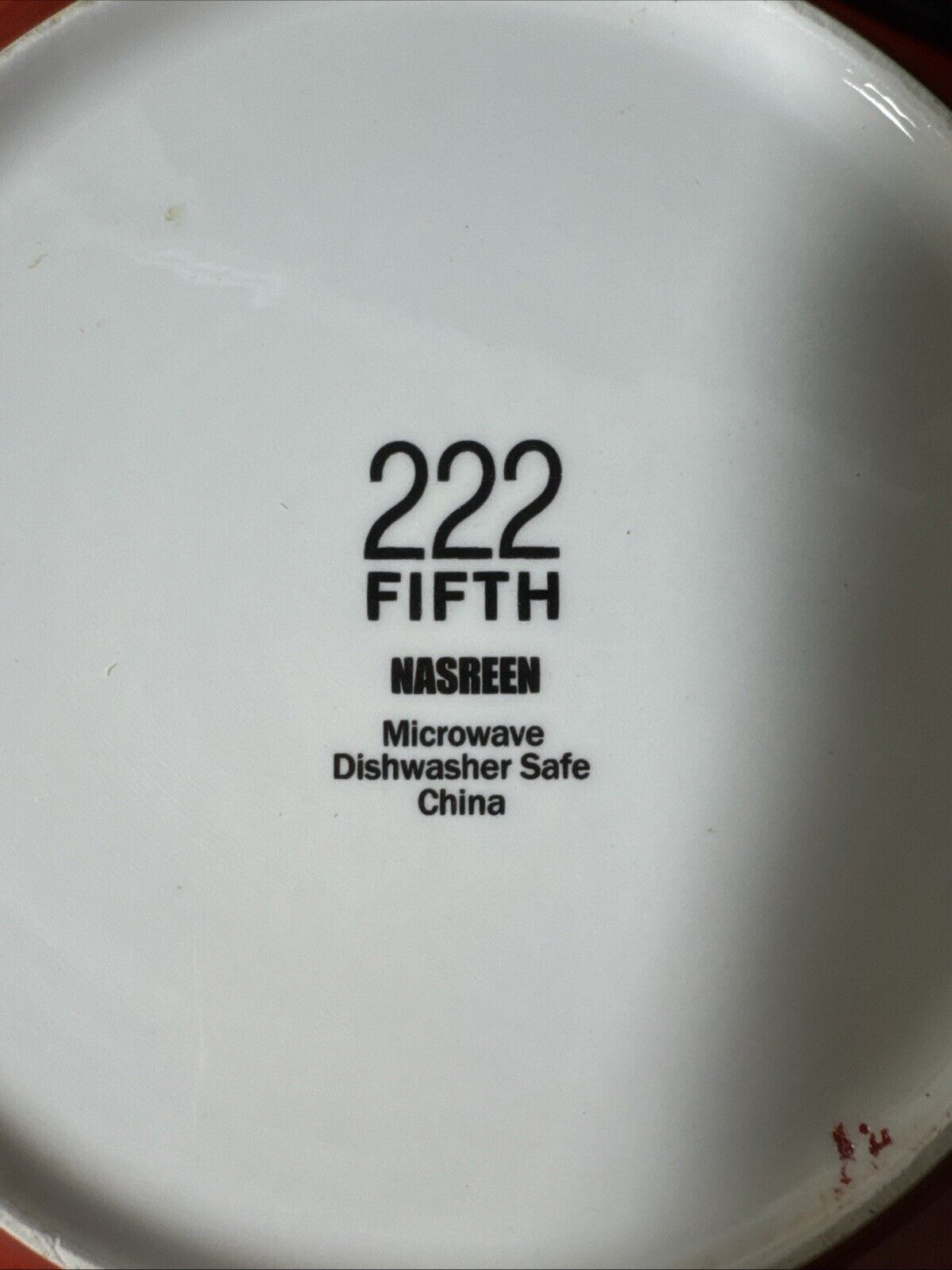 222 Fifth NASREEN Salad plates 9”/ Set Of 4