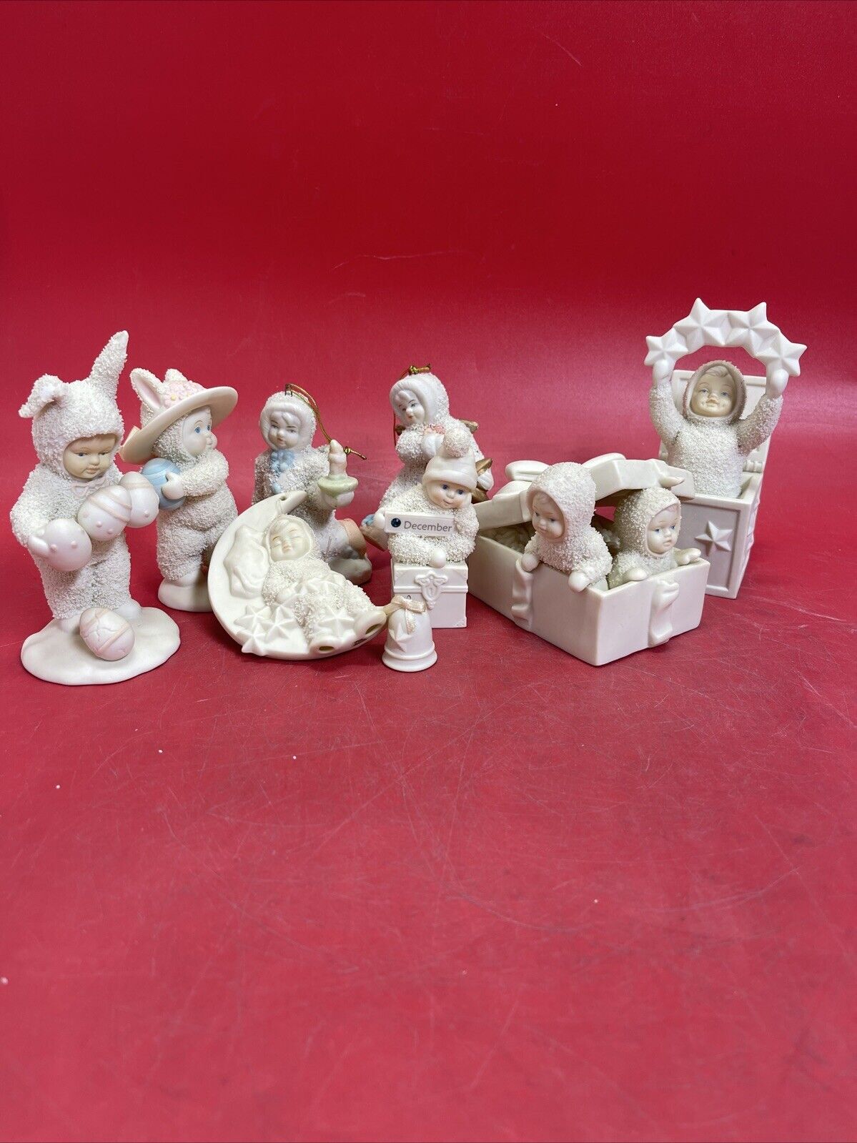 Lot of 8 Dept 56 Snowbabies Figurines No Boxes