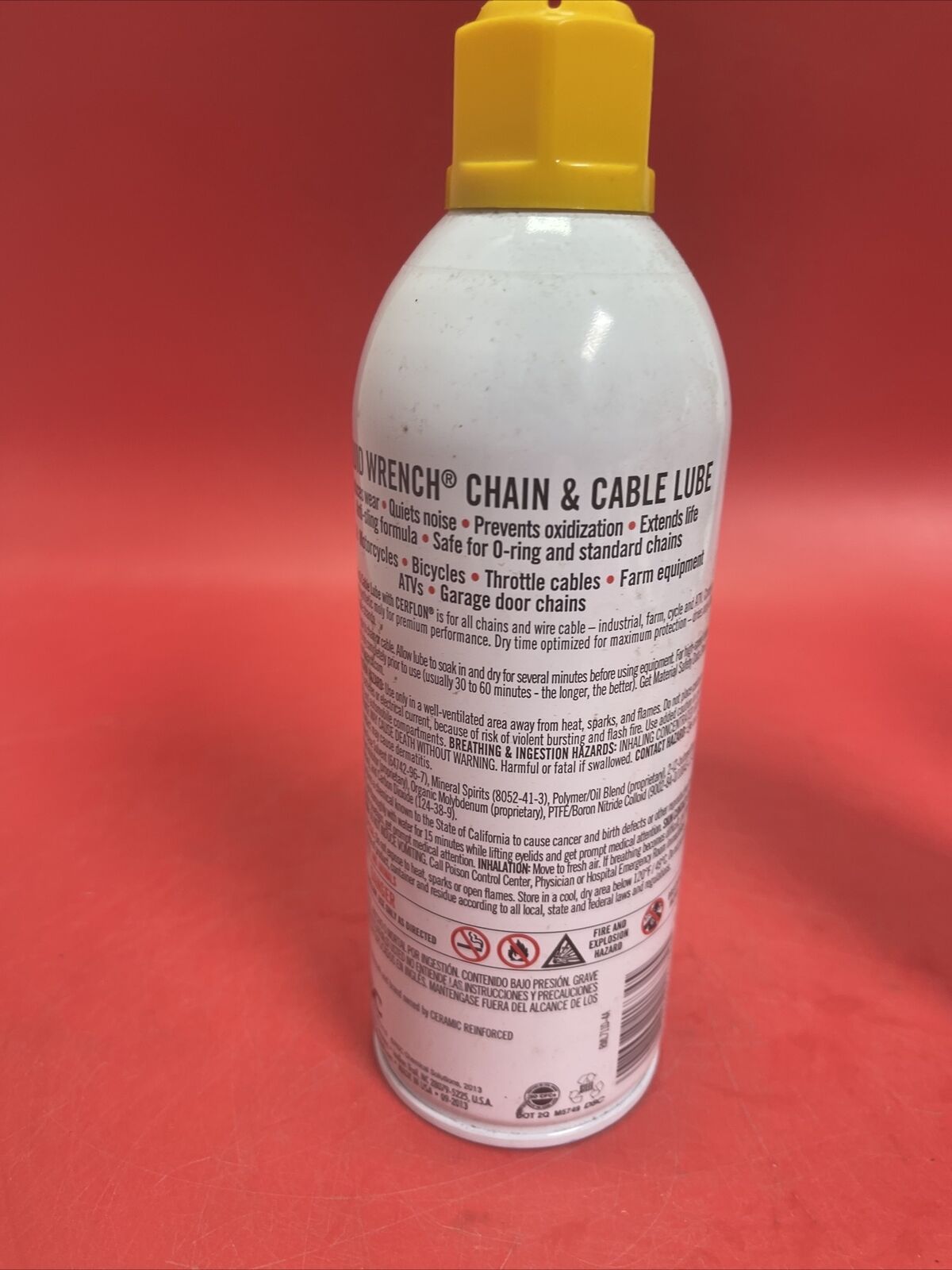 Liquid Wrench Chain & Cable Lube, 11 oz.Dry Luricant,11oz