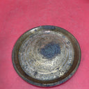 Old Brass Tray Plate Charger Islamic Ornate Engraved Etched Middle Eastern