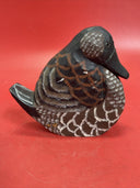 James Hadden Malard Duck Wood Hand Carved And Painted Figurine