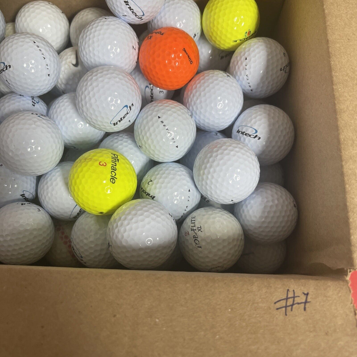 Mixed Lot Of 100 Assorted Golf Balls #7