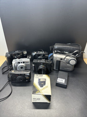 Lot of 6 Cameras/ Untested, For Parts