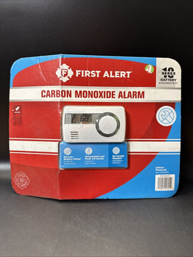 First Alert CO1210CP1 Carbon Monoxide Alarm - White/ The Box Is Damage
