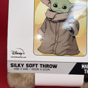 STAR WARS Toy The Mandalorian The Child Talking Plush Toy 7.5"& Silky Soft Throw