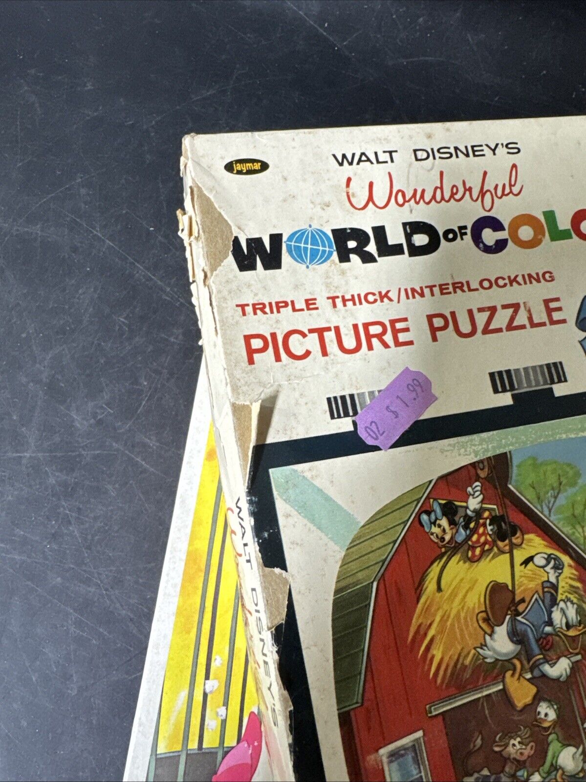 Vintage Walt Disney Puzzles/ Lot Of 2 *5