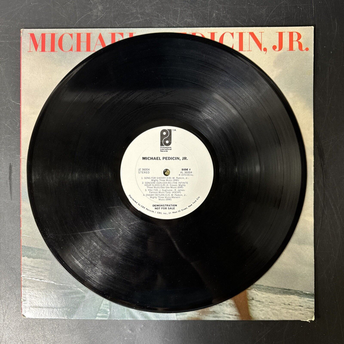 Michael Pedicin Jr Slef Titled LP Vinyl Record 1979