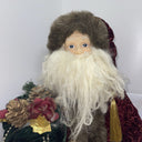 33”DanDee Deluxe Fabric Old World Santa Claus Christmas Grandeur Noel