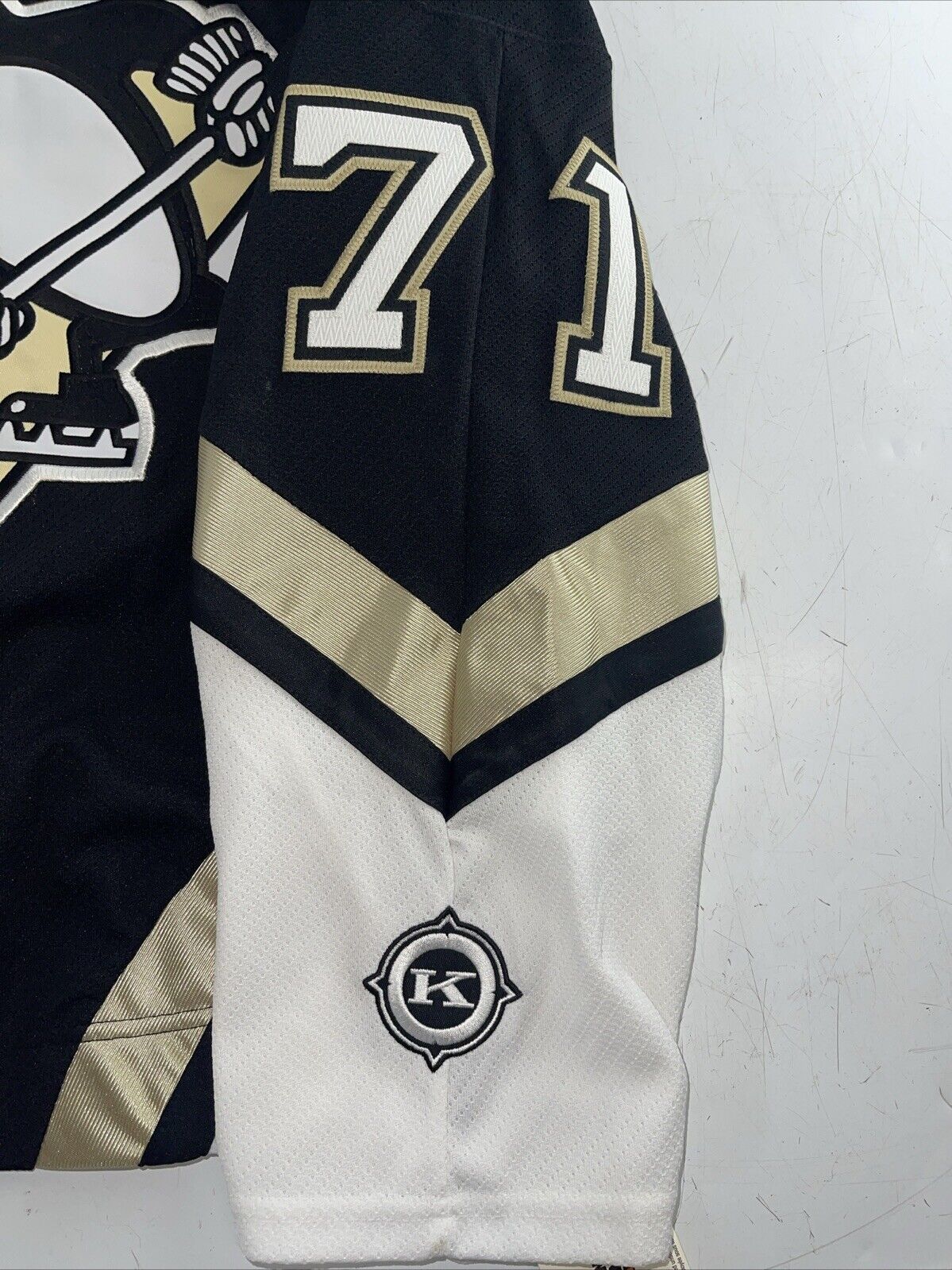 Malkin 71 KOHO Pittsburgh Penguins Embroidered Patches Mens Hockey Jersey M