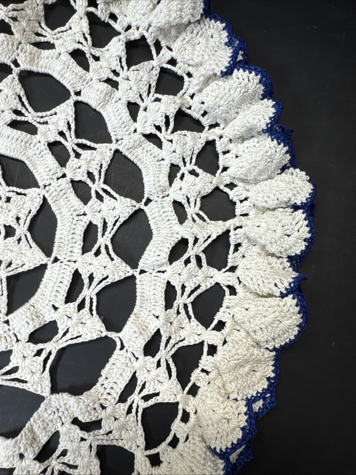 6 Vintage Handmade Doilies Various Sizes, #2