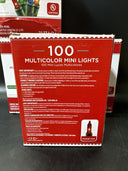 Holiday Time 100 Multicolor Mini Lights/ Lot Of 4