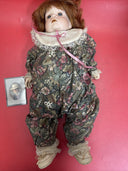 Vintage 17 ''   Gumdrop  porcelain doll