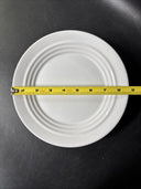 Crate & Barrel Bosco Ware White Salad Plate 8.5”/ Lot Of 3