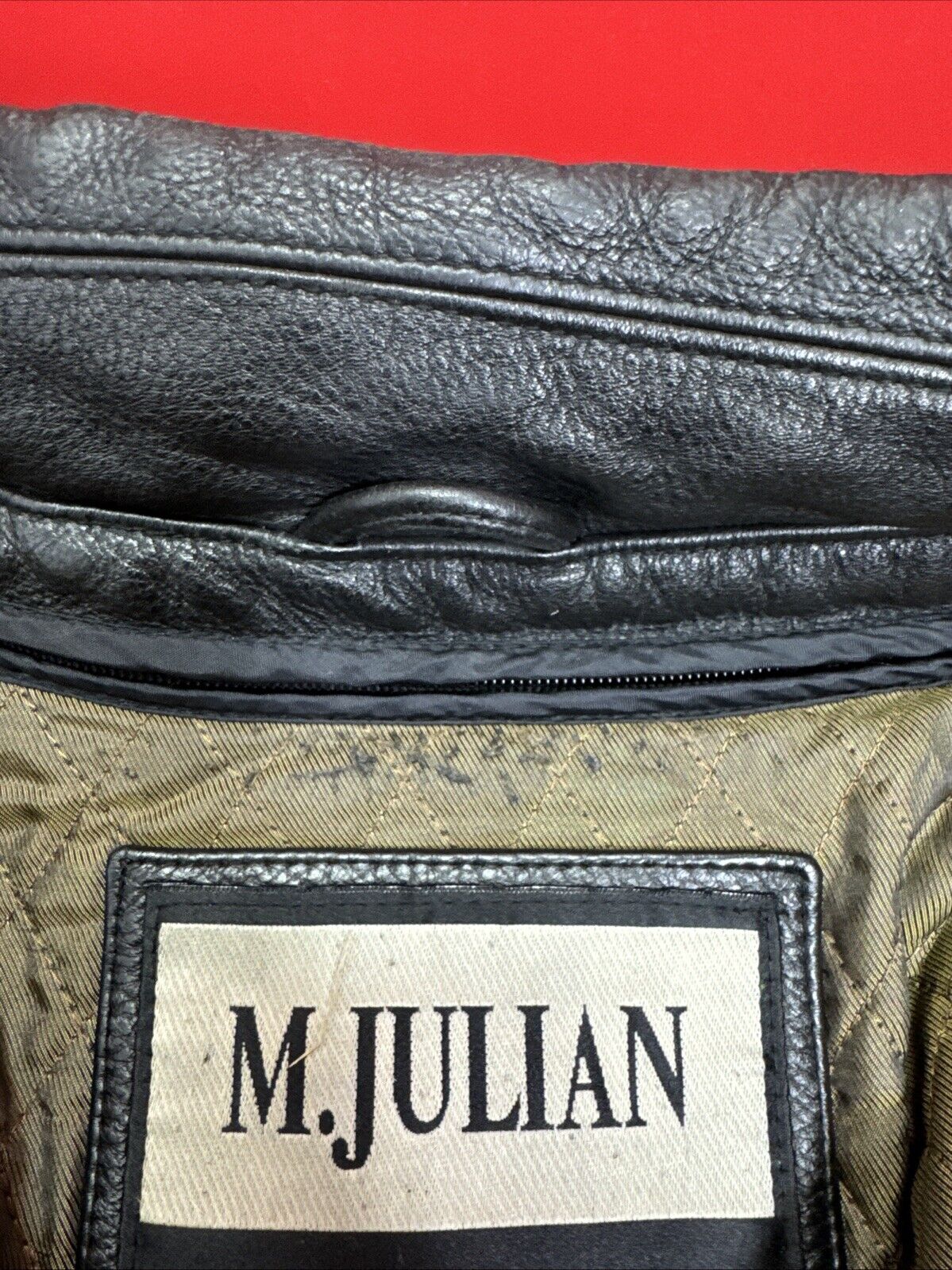 Vintage M. Julian Wilson thinsulate leather jacket Size 2X