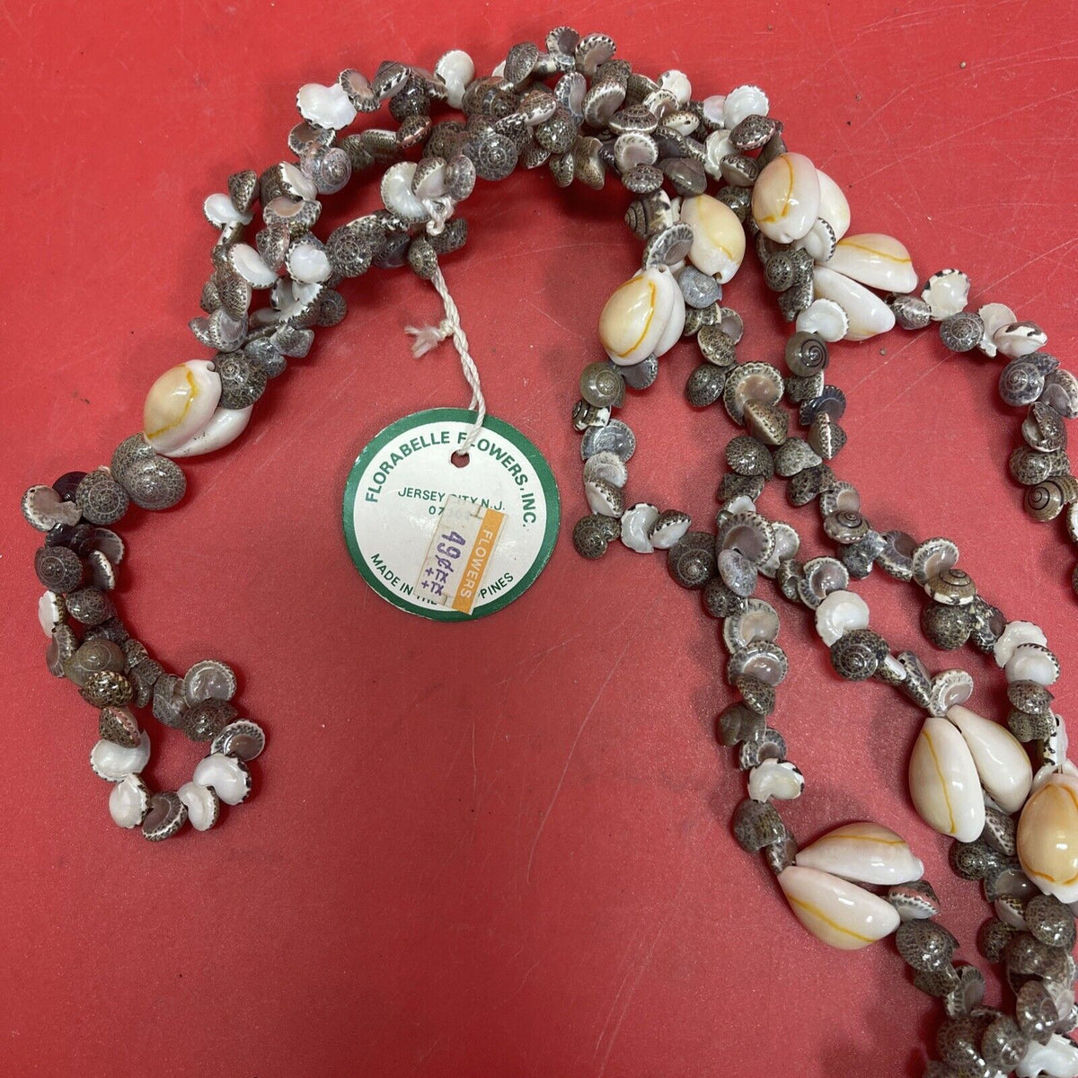 Vintage 39” Seashell Plant Hanger Holder Boho Beach Puka Hanging Shells Nautical