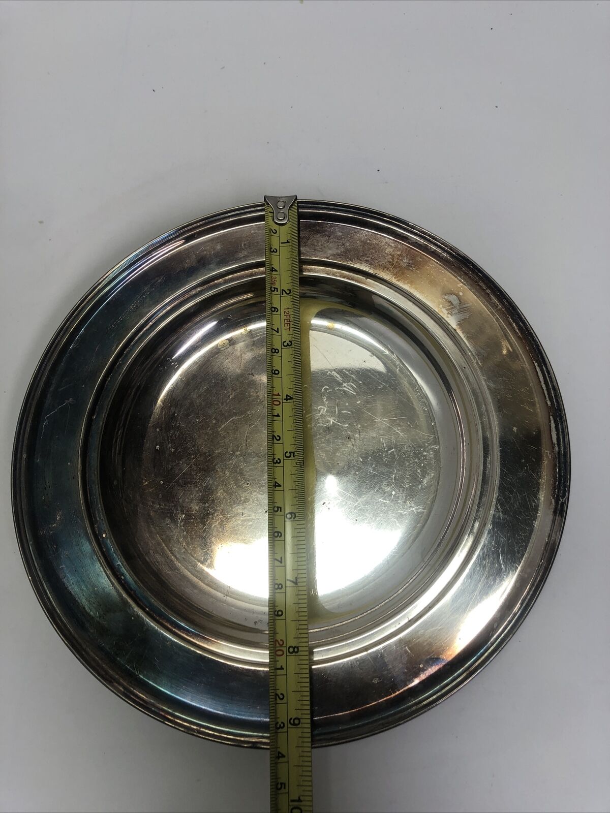 Silver Plate Serving Dish with Makers