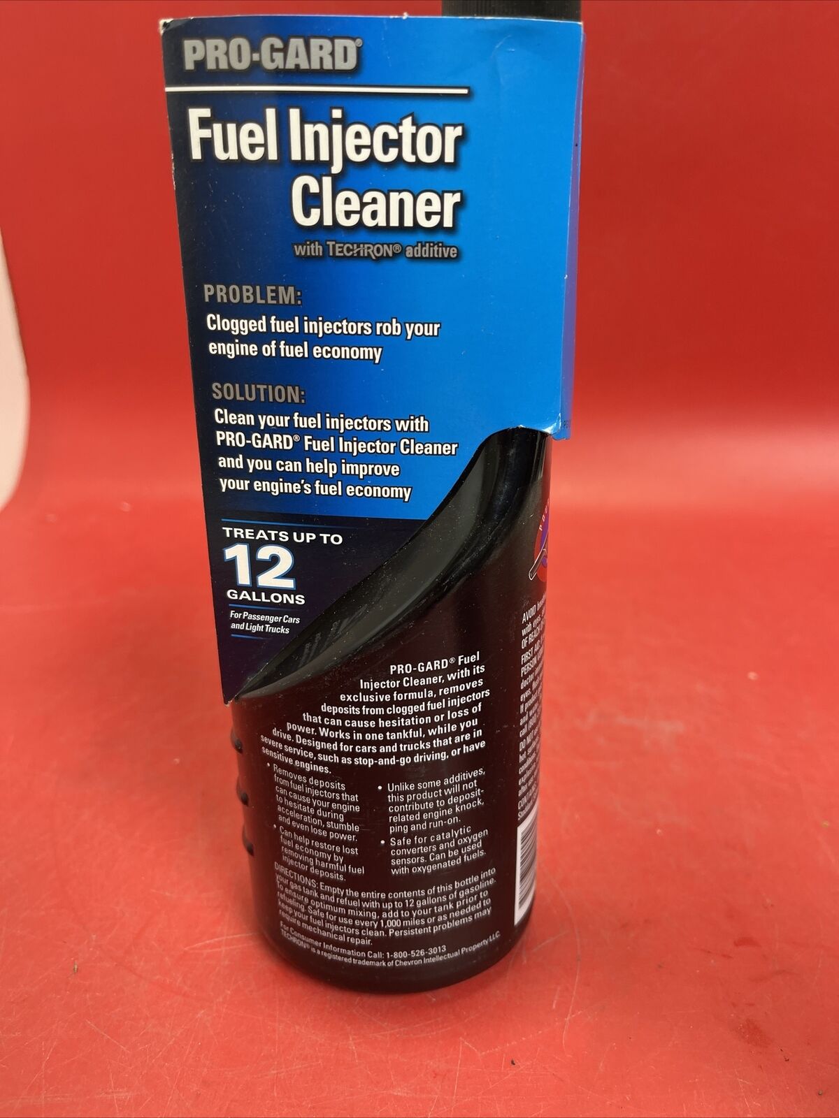 Chevron Pro-Gard High Mileage Fuel System Cleaner, 12 Oz Lot 3