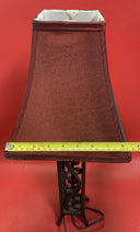 Table Metal Lamp With Shade And Bulb