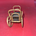 Vintage Doll Carriage Buggy Antique Doll Wicker Stroller