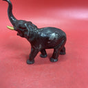 Antique hollow elephant figurine, original paint