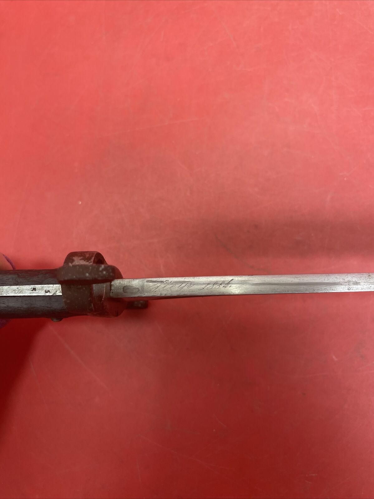 ORIGINAL PORTUGESE M1885 AUSTRIA STEYR ARSENAL MADE BAYONET AND SCABBARD