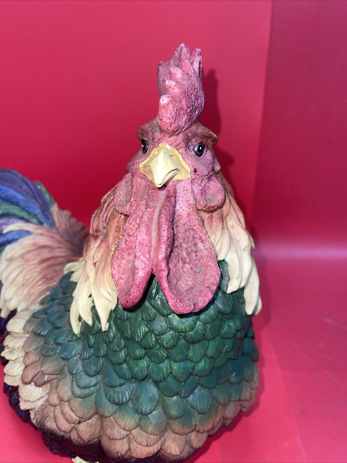 VINTAGE POLYRESIN ROOSTER COUNTRY KITCHEN.
