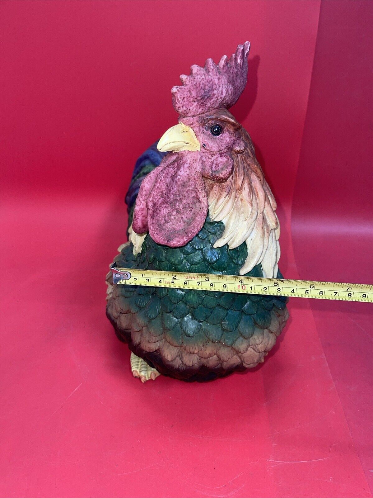 VINTAGE POLYRESIN ROOSTER COUNTRY KITCHEN.