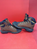 Caterpillar Flexion Manifold Leather Steel Toe Men's Work Boots Color Oak US 9.5