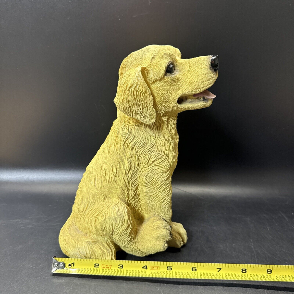 Dog Figurine Resin 9’’ Tall