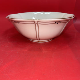 VINTAGE LENOX VANGOURD BOWL 9 1/2'' GOLD ACCENTS