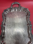 Antique BSC English Victorian 26”x14” Dishes Tray