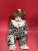 Vintage 17 ''   Gumdrop  porcelain doll