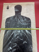 Action Target B-34 Qualification 25 Yard Silhouette Black 100 Per Box