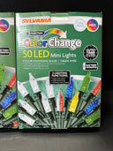 Sylvania 50 LED Mini Lights - Color Changing/ Set Of 2 Packs