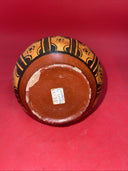 Vintage Hand Painted Aztec Mayan Tribal Art Vases Lot 3