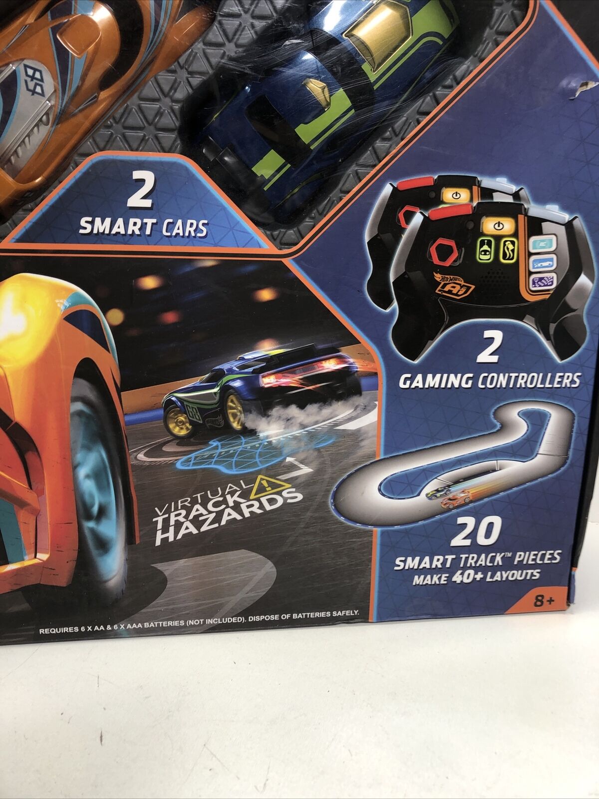 HotWheels Ai Intelligent Race System Hot Wheels Slot Less Race Track Smart Car