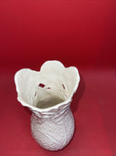 Lenox Basket Of Flowers Collection Vase Pansy 9” Ivory Porcelain