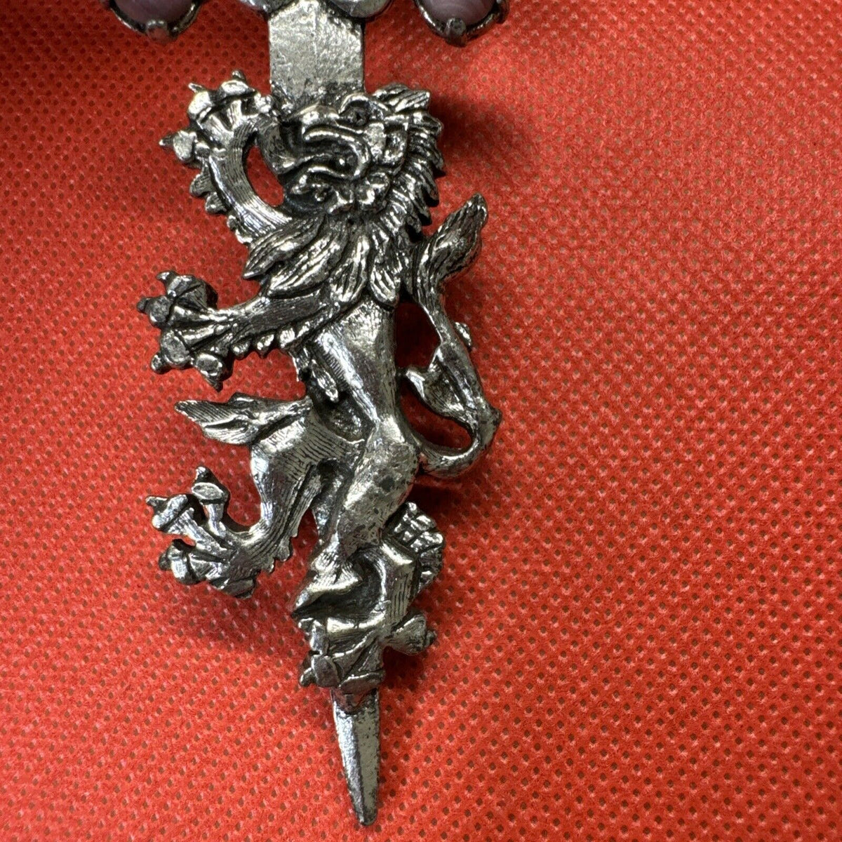 Vintage Celtic Style Lion And Sword/ Brooch by Miracle