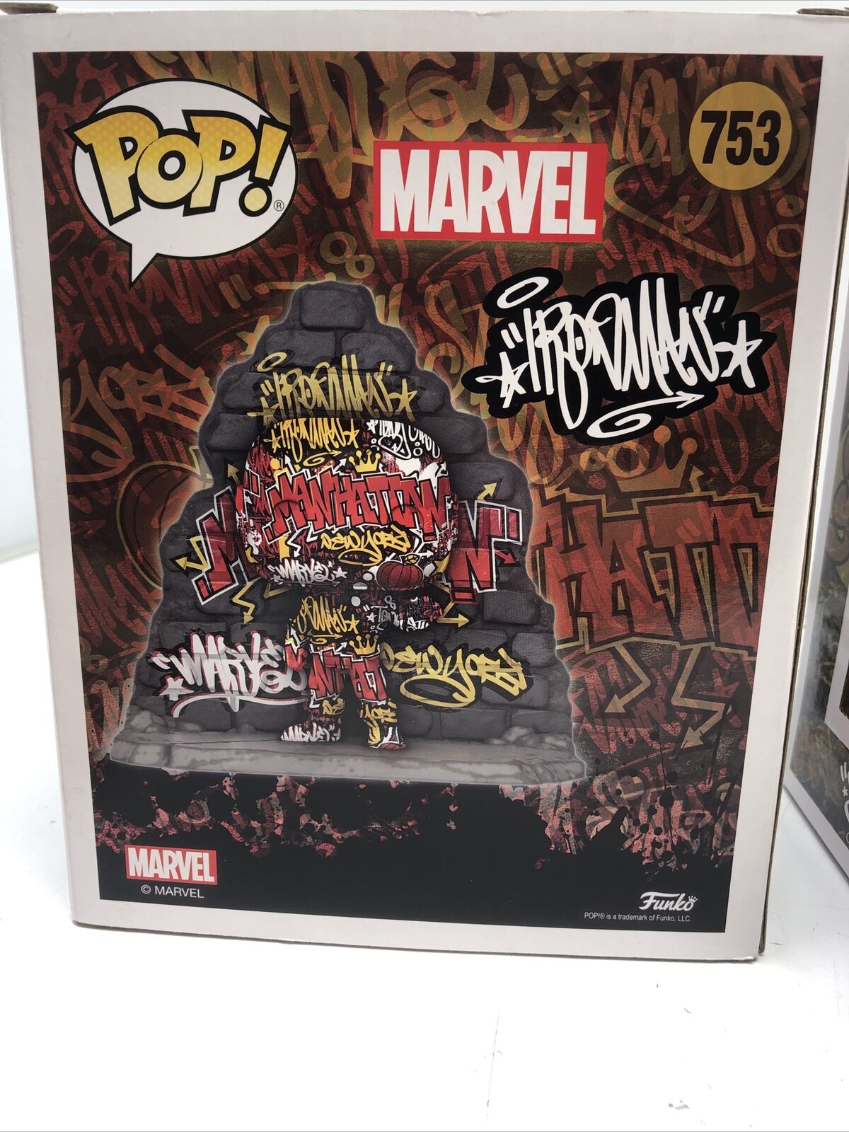 Funko POP! Deluxe Marvel Street Art Collection Iron Man #753 Luke Cage #721