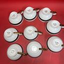 MIKASA Fine China NARUMI "Plaza" Lot 9 CUPS