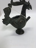 Ancient China Bronze Ware Dynasty Phoenix Bird Zun Wine Vessel Tea Pot