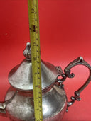 Vintage Birmingham Silver Company BSC Tea/Coffee Pot Silver on Copper