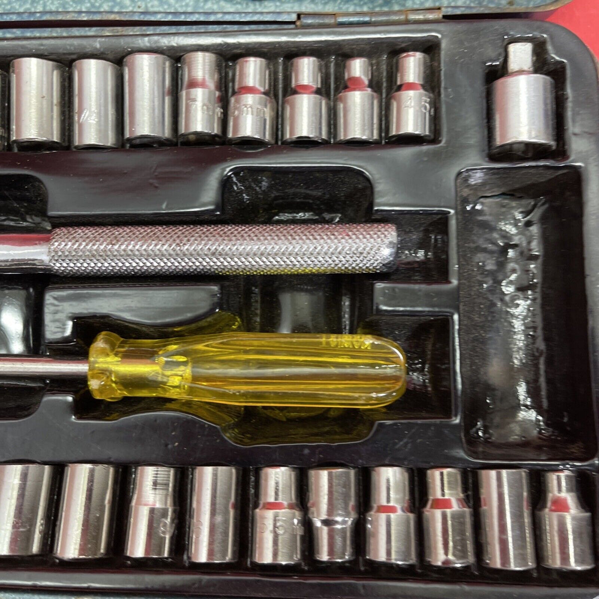 38 Piece Socket Set , Metric & AF 1/4 inch & 3/8 inch Drive