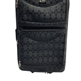 American Flyer Argyle Jacquard -5PC Luggage set -Black