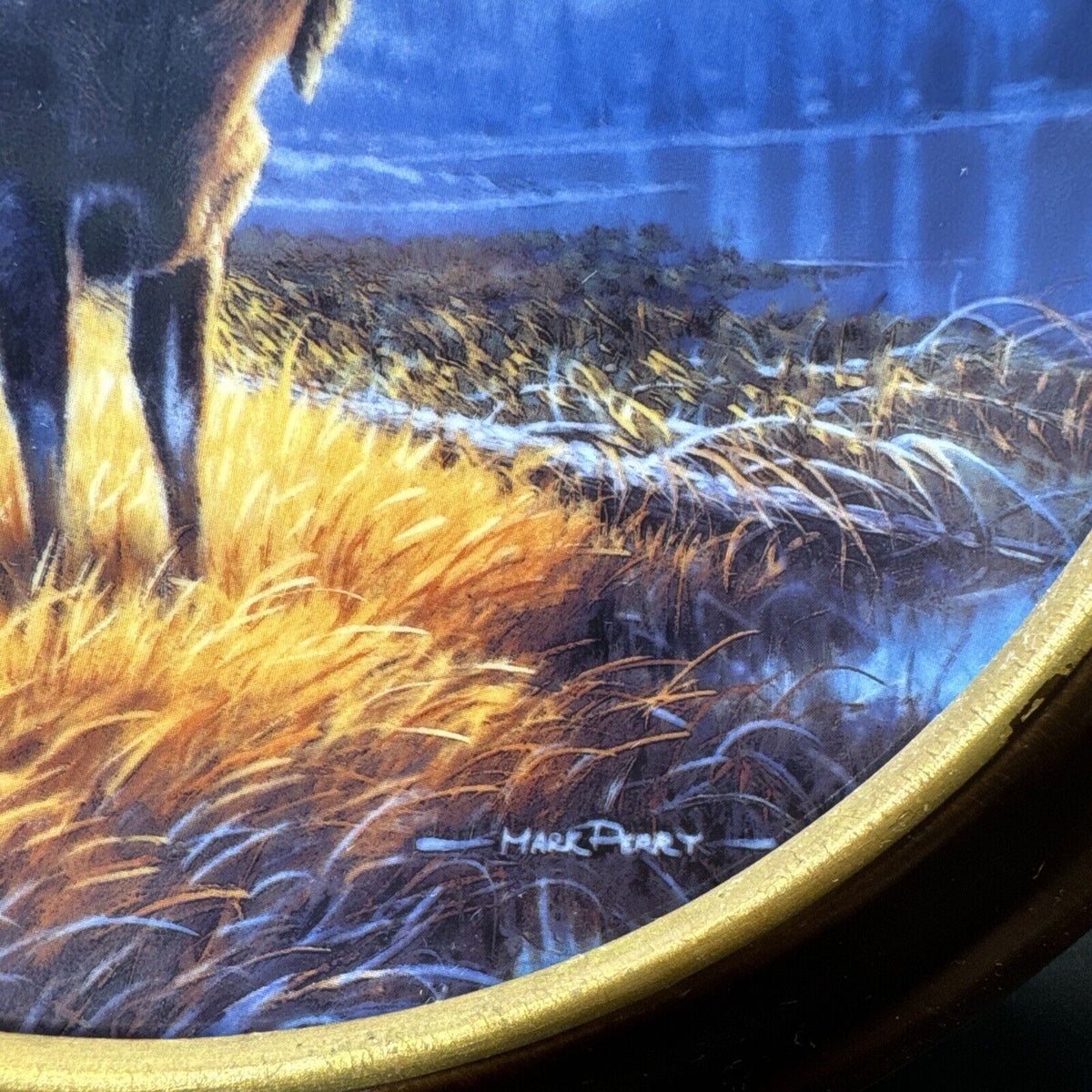 Dominion China Lords of the Wilderness Collector Plate - 'His Domain: Moose'