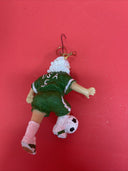 Vintage Santa Ornaments Resin Set Of 11