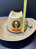 Vintage Jagermeister Jager So Smooth Straw Cowboy Hat Made Mexico