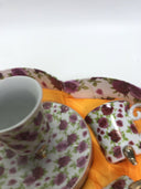 Set Of Coffee Saint Valentine 12 Piece New China Porcelain