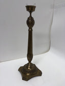 ANTIQUE COLUMN REPOUSSE CANDLE STICK HOLDER