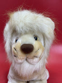 Vintage Big Head Lion Plush Toy 12”